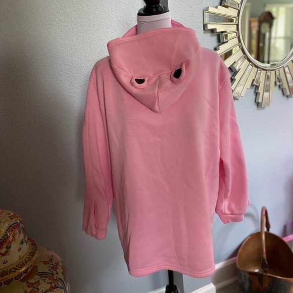 Hoodie Frog Zip it up or not Face w ears and Frog Feet - Picture 7 of 13